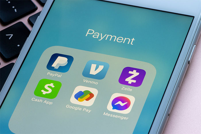 iphone showing payment apps.